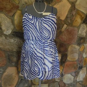 Aqua summer dress large